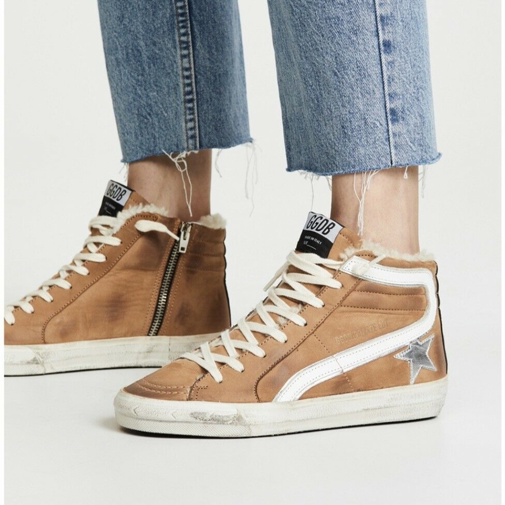 Womens Golden Goose Slide High top Sneaker 36